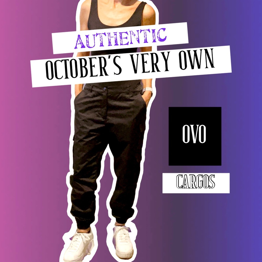 OVO black cargo pants by Drake- NWOT